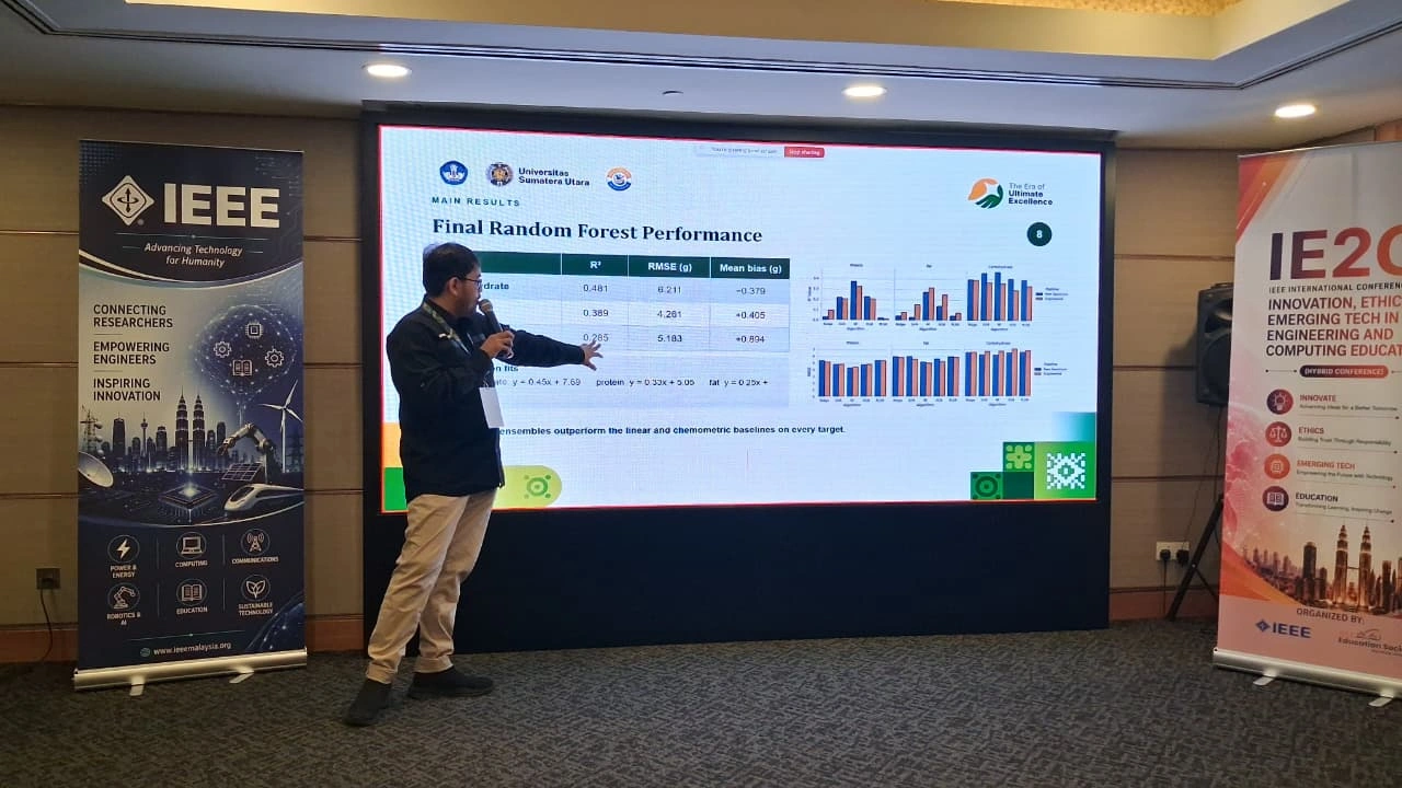 Dosen Teknik Elektro FT USU Presentasikan Hasil Penelitian pada Konferensi Internasional IEEE IE2C 2026 di Kuala Lumpur